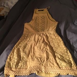 Mustard color dress